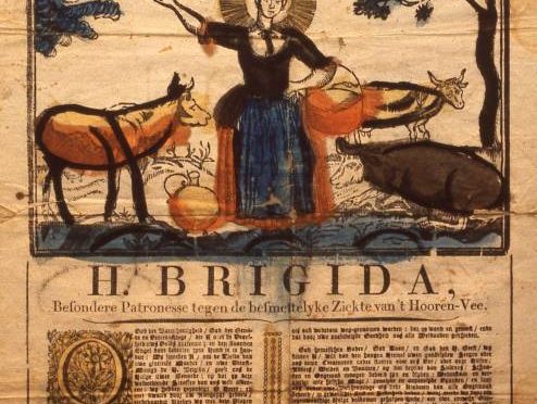 Bezieling door Saint ‘Brigid uit Kildare’ via LeMUria Kaars – Inwijding – Skull of Draak