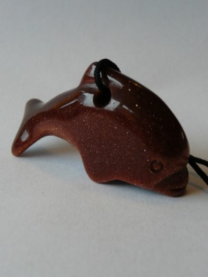 Goldflush Brons - Dolfijn hanger