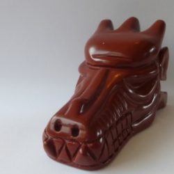 Rode Jaspis Uluru Moederdrakin 1 L - 9.8x4.8x5.8 cm (lxbxH) - 370 gram