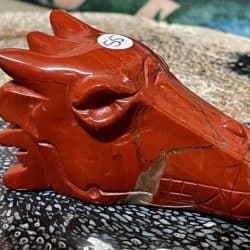 Rode Jaspis Uluru Moederdrakin - Medium - 6 cm