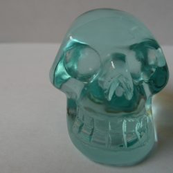 Andara Blauwe Obsidiaan Skull: Speciaal voor Sjamanen, Aardehealing & Lichtwerk