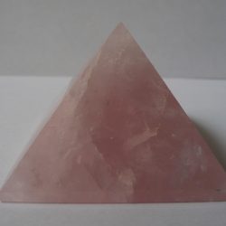 Rozenkwarts - Kosmisch afgestemde LeMUria Licht Piramide: 5.2 x 5.2 x 4.5 cm (lxbrxh) 
