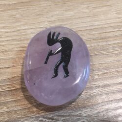 Amethist - Talismansteen - Kokopelli = God van Vreugde & Vruchtbaarheid
