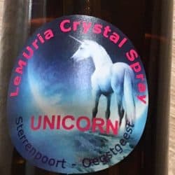Unicorn (Eenhoorn) Crystal Spray voor Lichtwerkers: 100 ml