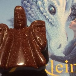 Goldflush Brons 2  Merlijn / Merlin(a) de Witte Tovenaar: 2x3x4 cm (dxbxh)