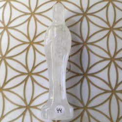 Bergkristal Moedergodin: 10x3x2 cm