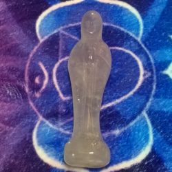 Amethist Moedergodin: 10x3x2 cm