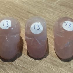 Rozenkwarts Skull MINI MINI - Moedergodin Hathor Venus - Gouden LeMUria Trilling