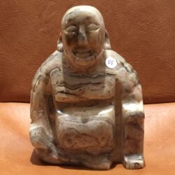 Aragoniet Boeddha nr 1: 4,5x8x11 cm (dxbxh) - 587 gr