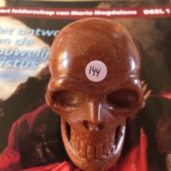 Goudsteen Brons - Goldflush Skull 8 Large