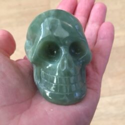 Jade Nefriet Skull nr 10 - Merlijn - Merlina Bezielde skull