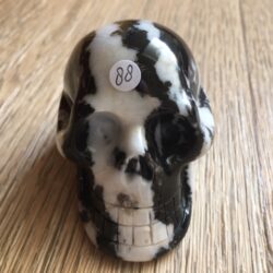 Zebra Jaspis Skull nr 2 - Verbonden aan Eenhoorn Dimensie