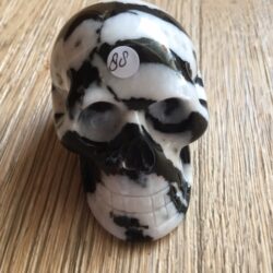 Zebra Jaspis Skull nr 3 - Verbonden aan Eenhoorn Dimensie