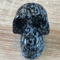 Sneeuwvlok Obsidiaan Skull 8 - Maakt connectie met uw Indiaanse zielendeel