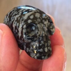 Sneeuwvlok Obsidiaan Alien Mini Skull nr 3