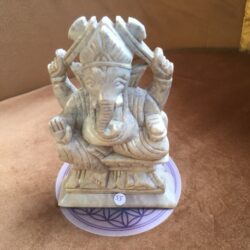 Speksteen Olifanten God Ganesh Nr 2: 4.7x8.5x12 cm - 371 gr