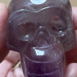 Fluoriet Skull 5 - Helder Violet