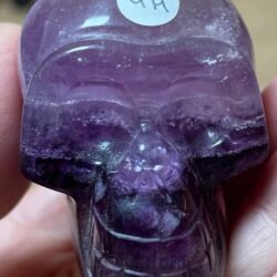 Fluoriet Skull 8 - Paars