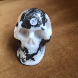 Zebra Jaspis Skull nr 14 - Verbonden aan Eenhoorn Dimensie