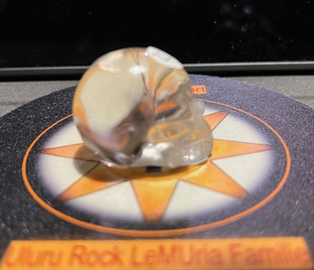 Bergkristal MINI Skull 0: 3 x 2. x 2.3 cm (lxbrxh)- 23 gram - Afbeelding 3