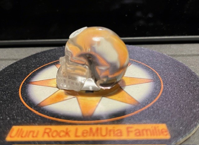 Bergkristal MINI Skull 0: 3 x 2. x 2.3 cm (lxbrxh)- 23 gram - Afbeelding 2