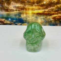 Fluoriet Skull MINI 3: 3.5 x 2.3 x 2.3 cm (lxbxh) - 31 gram