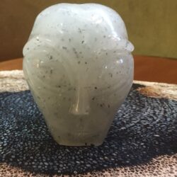 Seleniet + Aluminium : Orgonite LeMUria Alien 26 - Medium = 7 x 5.6 x 7 cm