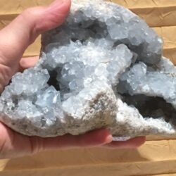 Celestien Cluster XL: 14.7x10.5x8 cm - 1268 gr - LeMUria Madagaskar