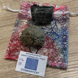 Toermalijn Zwart + Pyriet = SET: Grondend & Beschermend