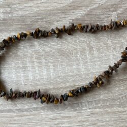 Tijgeroog Ketting met LeMUria Roots via Tafelberg & Kilimanjaro berg Tanzania