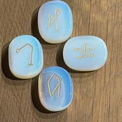 Opaliet - Opaline: 4 Regenboog Aartsengelen Michaëla-Gabriëla-Uriëla-Raphaëla: Talismansteen Set