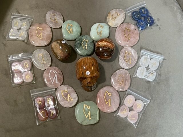 Opaliet - Opaline: 4 Regenboog Aartsengelen Michaëla-Gabriëla-Uriëla-Raphaëla: Talismansteen Set - Afbeelding 4