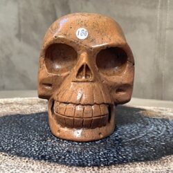 Versteend Hout Skull 12: Vertegenwoordigt het Oer geheugen van LeMUria via het ULURU NET VAN LICHT