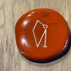 Rode Jaspis Elohim - Aartsengelen Uriëla & Aurora: Talismansteen L2