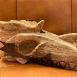 Versteend Hout - Uluru Moederdrakin XL 13 (16.5x10x9 cm - 1648 gr): ZE VERTEGENWOORDIGT HET OER GEHEUGEN VAN DE LEMURIA  STAMOUDSTEN