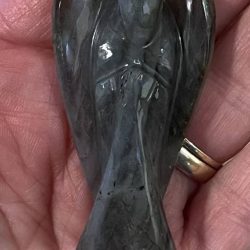 Labradoriet Engel 2: 5,5 x 3,3 x 1,5 cm - Beschermt, Maakt Zelfverzekerder, Regelt Bloeddruk