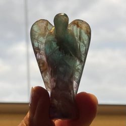 Fluoriet Engel 3: 5.5 x 3.3 x 1.5 cm