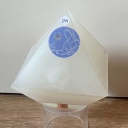 Octaëder: Wit Seleniet met Tensor - Orgonite - Paradijselijk Activator & Beschermer