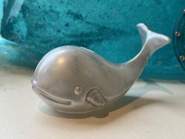 Zilver Seleniet Walvis in kunsthars met LeMUria Klankgodinnen Shiva schelpje + MP3 26.37 min