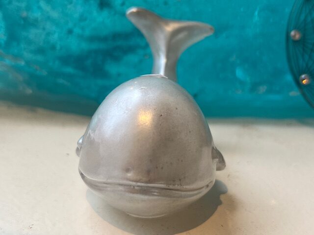 Zilver Seleniet Walvis in kunsthars met LeMUria Klankgodinnen Shiva schelpje + MP3 26.37 min - Afbeelding 5