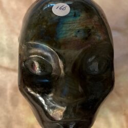 Labradoriet Fairy Skull 1: 7,5x5,5x7,5 cm : Feeërieke Moeder Elf