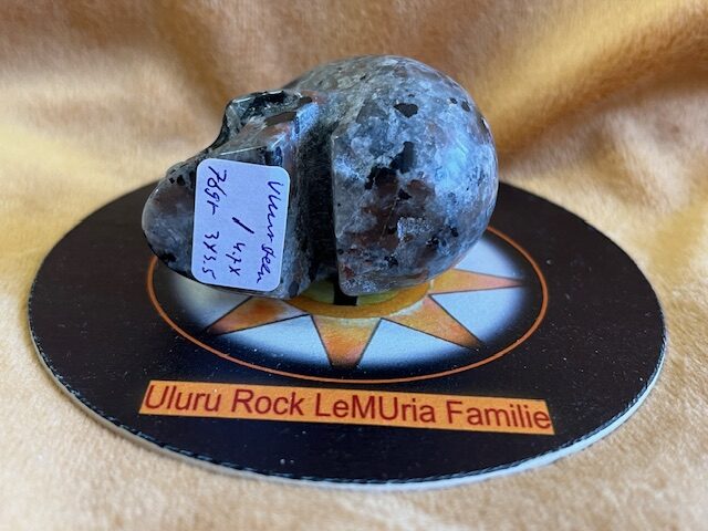 Vuursteen Skull 1: 76 gram 4.7x3x3.5 cm - Grondt én Bekrachtigt de Uluru Scheppingspulsatie - Afbeelding 6