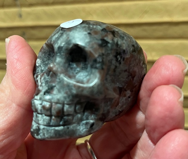 Vuursteen Skull 1: 76 gram 4.7x3x3.5 cm - Grondt én Bekrachtigt de Uluru Scheppingspulsatie - Afbeelding 2