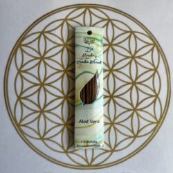 Wierook: ALOË VERA - 12 korte Ingewijde Natuurzuivere Kruidenwierook van Moeder's Bloemen Geur