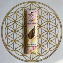 Wierook: PALO SANTO / Heilig Hout Extra - 12 korte Ingewijde Stokjes Kruidenwierook van Moeder's Bloemen Geur