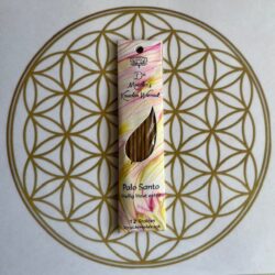 Wierook: PALO SANTO / Heilig Hout - 12 korte Ingewijde Stokjes Kruidenwierook van Moeder's Bloemen Geur