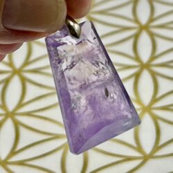 Ametrien Hanger 2: facet geslepen Trapezium : 3 x 2 cm - 10 gr